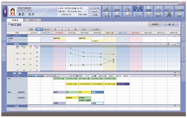 新診療プラットフォーム画面